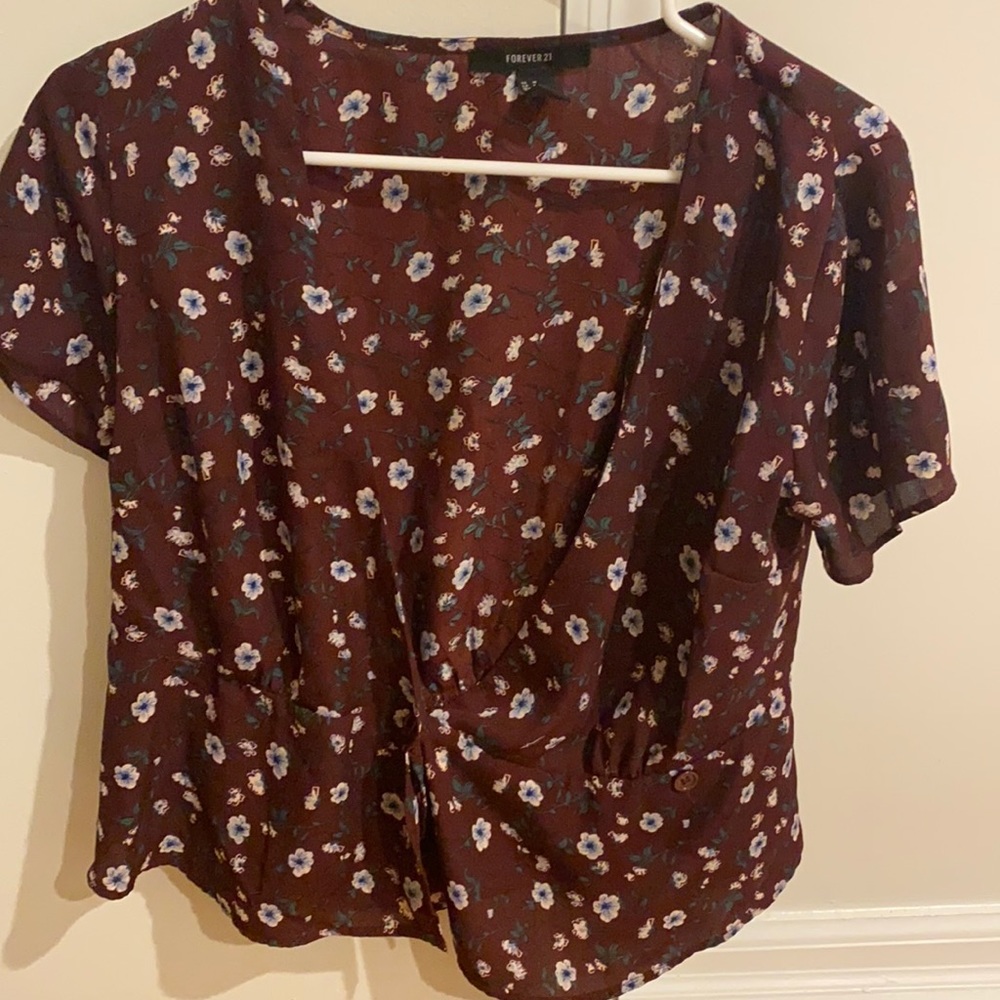 Wrap top Floral